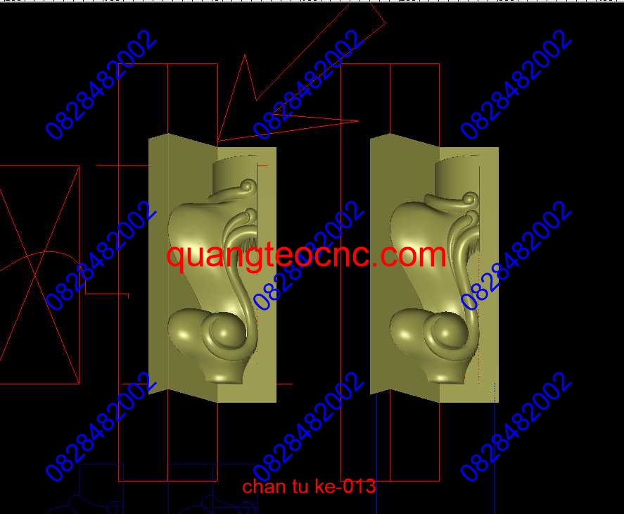 chân tủ kệ-013