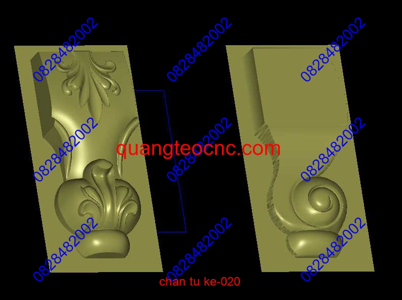 chân tủ kệ-020